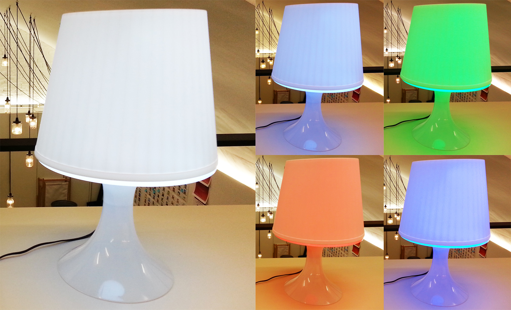 The IKEA social notification desk lamp